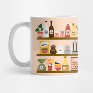 Cozy Kitchen Shelf Mug